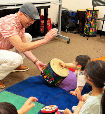 Groovy Tots drummer
